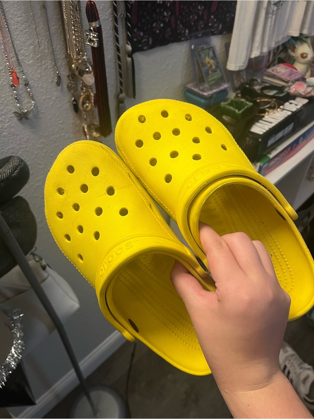 Yellow crocs !